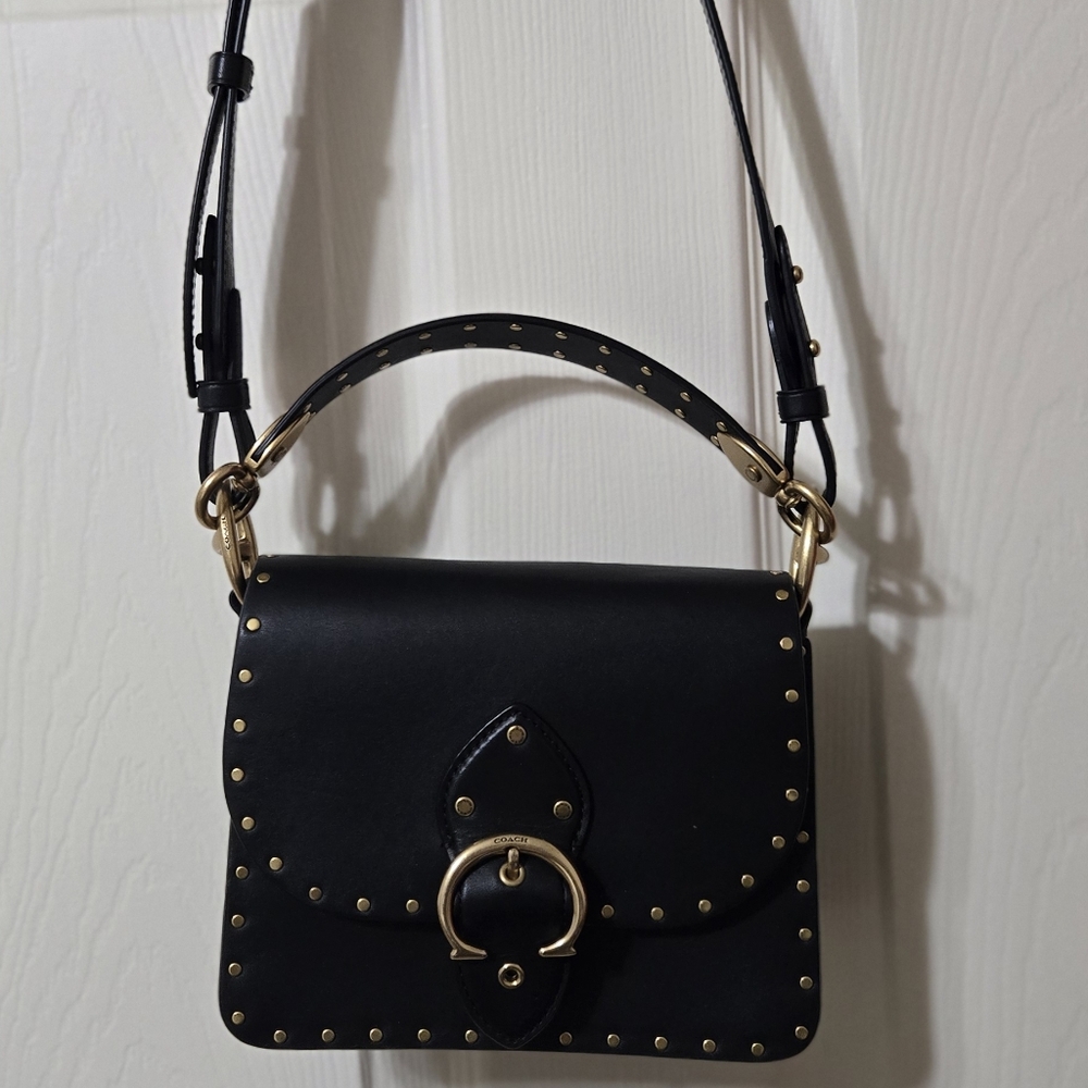 Coach Beat Bag With Rivets